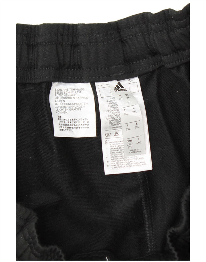 Adidas Herren Trainingshose 2XL Schwarz Polyester