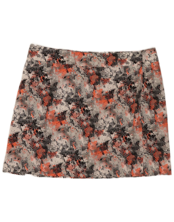 Izod Womens Golf Minirock UK 16 Large W38 Mehrfarbiger Tierdruck