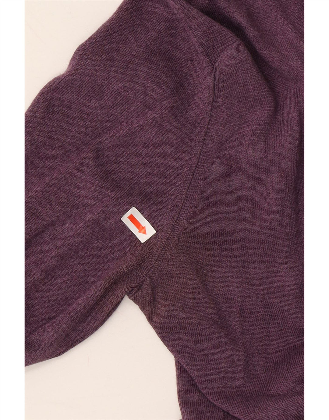 MASSIMO DUTTI Womens Crop Cardigan Sweater UK 12 Medium Purple Vintage Massimo Dutti and Second-Hand Massimo Dutti from Messina Hembry 