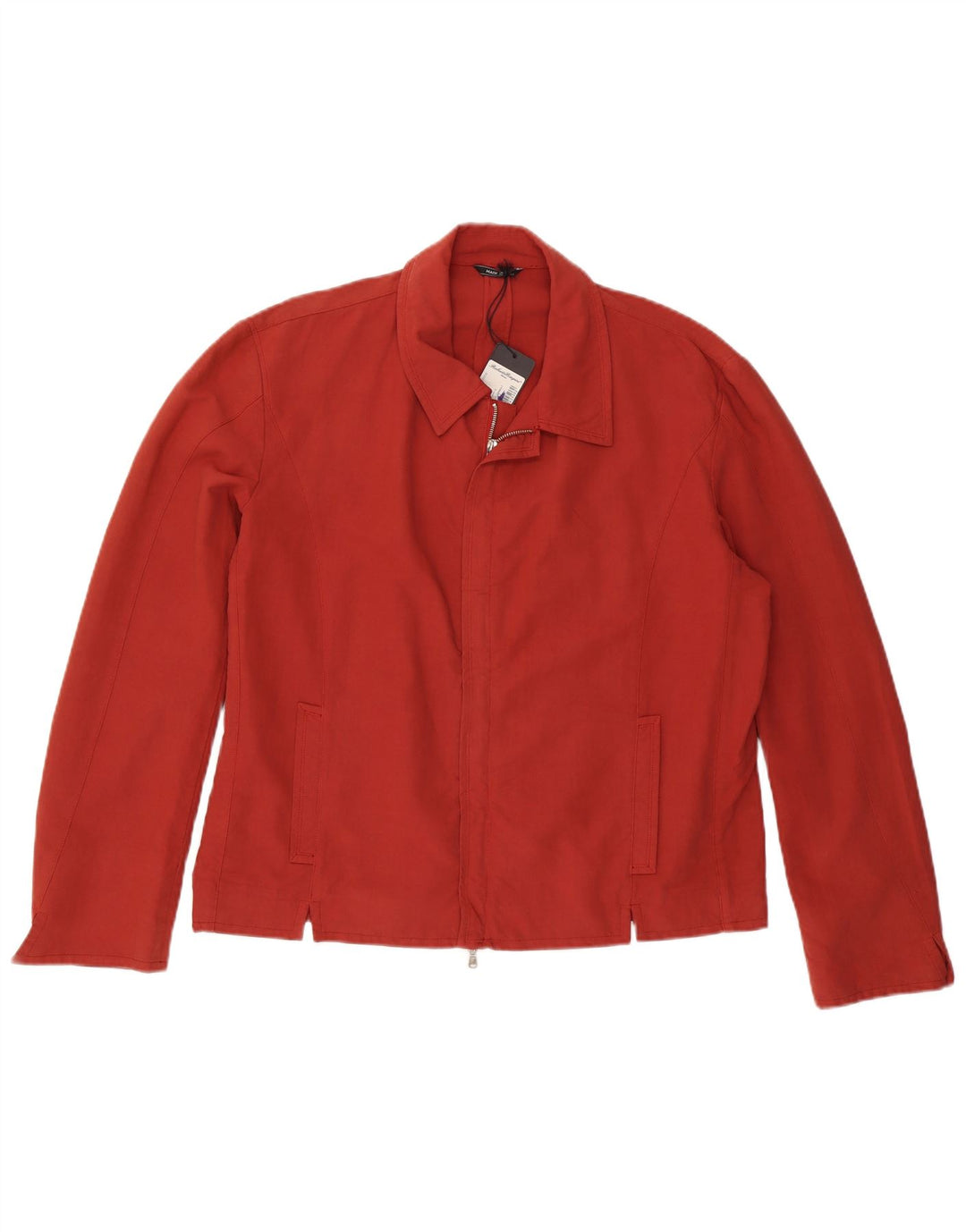 Roberto Biagini Herren Utility Jacke IT 54 2XL Rote Baumwolle