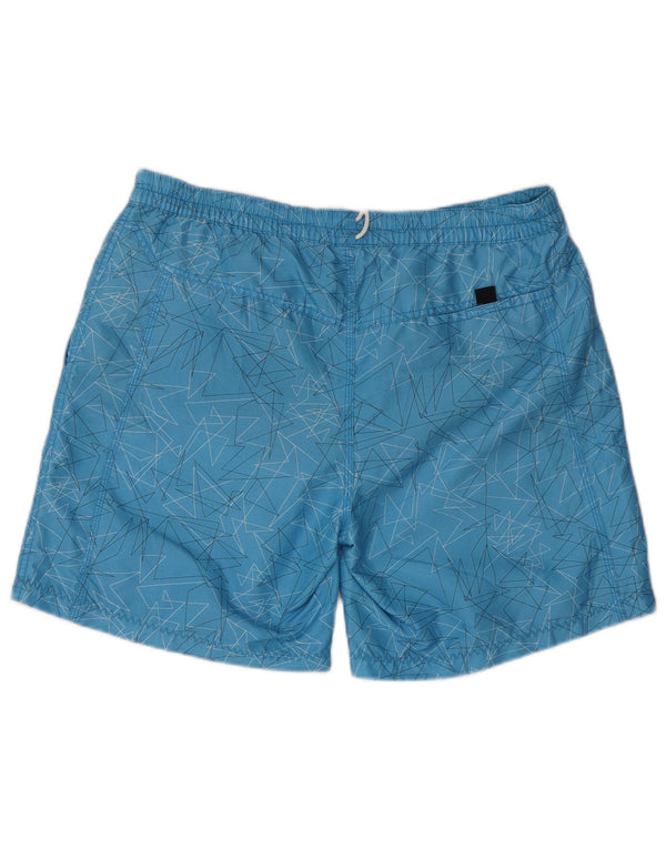 Helly Hansen Herren Badeshorts XL Blau Geometrisch Polyester