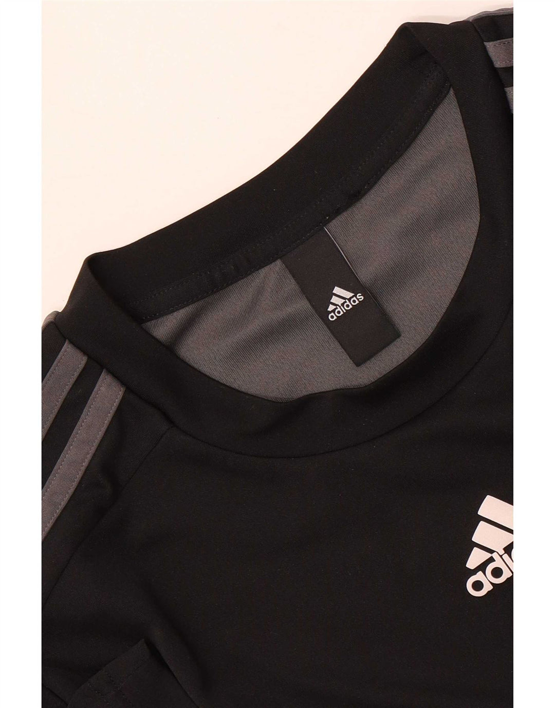 Adidas Herren T-Shirt Top Medium Schwarz Colourblock