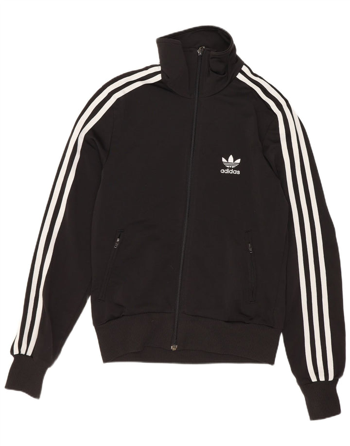 Adidas Damen Graphic Trainingsanzug Top Jacke EU 36 Small Schwarz Polyester