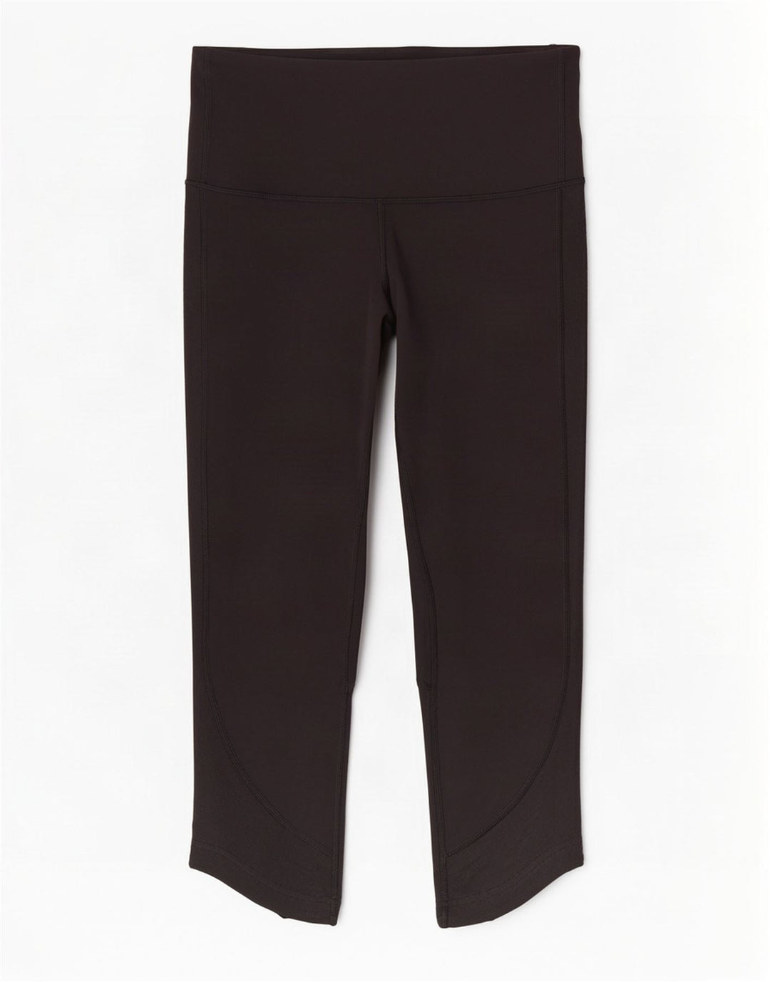 Lululemon Capri-Leggings für Damen, US 6, Mittel, schwarzes Nylon