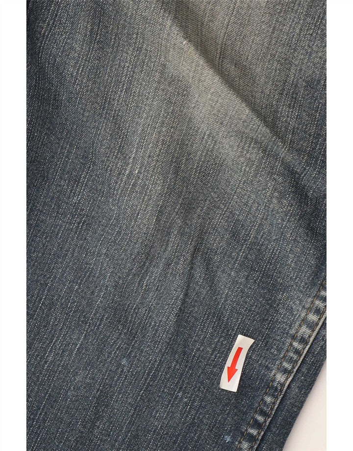 Wrangler Herren Texas Stretch Straight Jeans W33 L30 Blaue Baumwolle