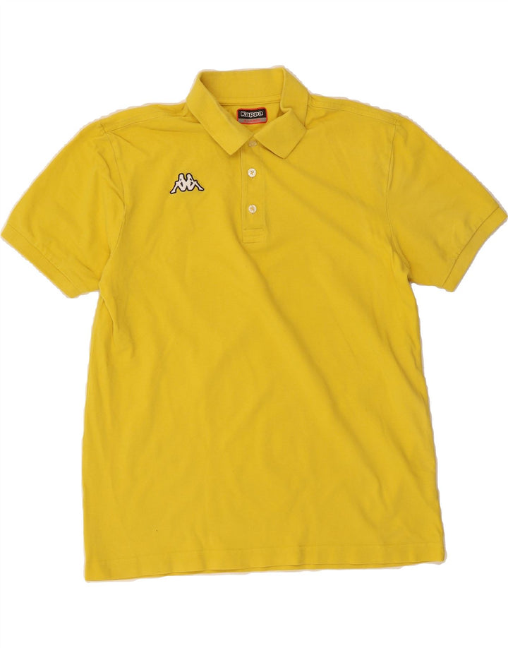 KAPPA Mens Polo Shirt XL Yellow Cotton Vintage Kappa and Second-Hand Kappa from Messina Hembry 