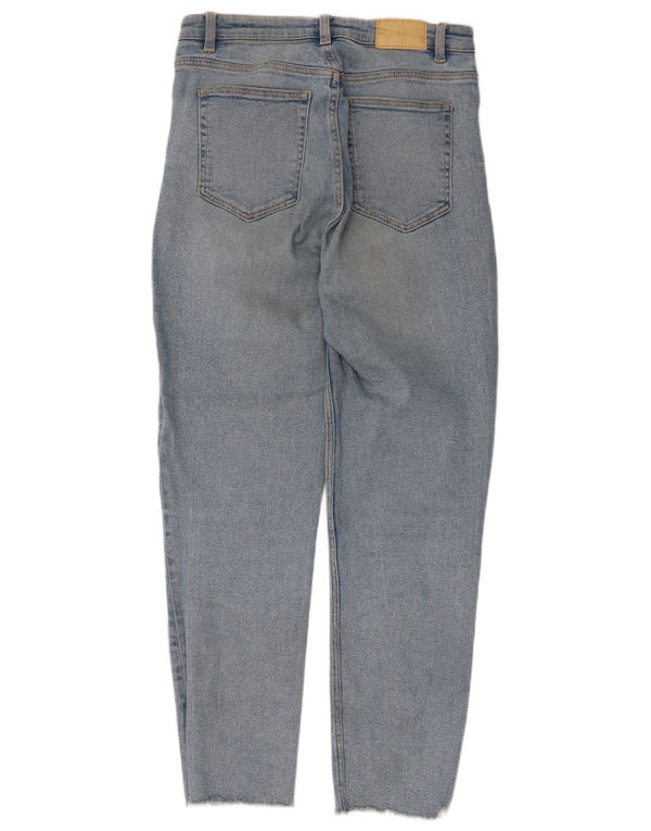 Zara Damen Distressed Skinny Jeans EU 40 Medium W30 L27 Blaue Baumwolle