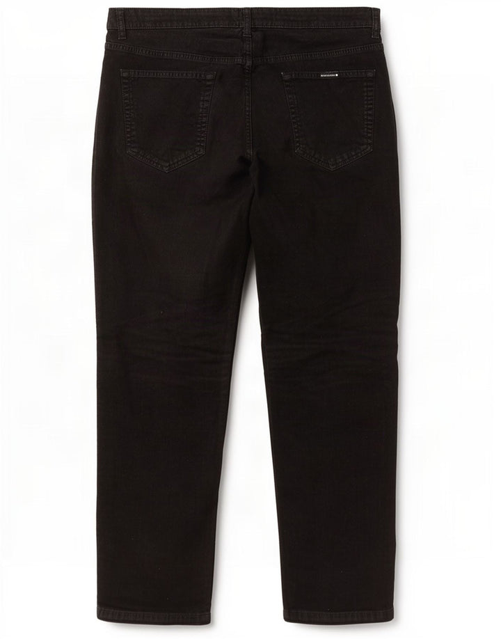Trussardi Herren Straight Jeans W36 L27 Schwarze Baumwolle