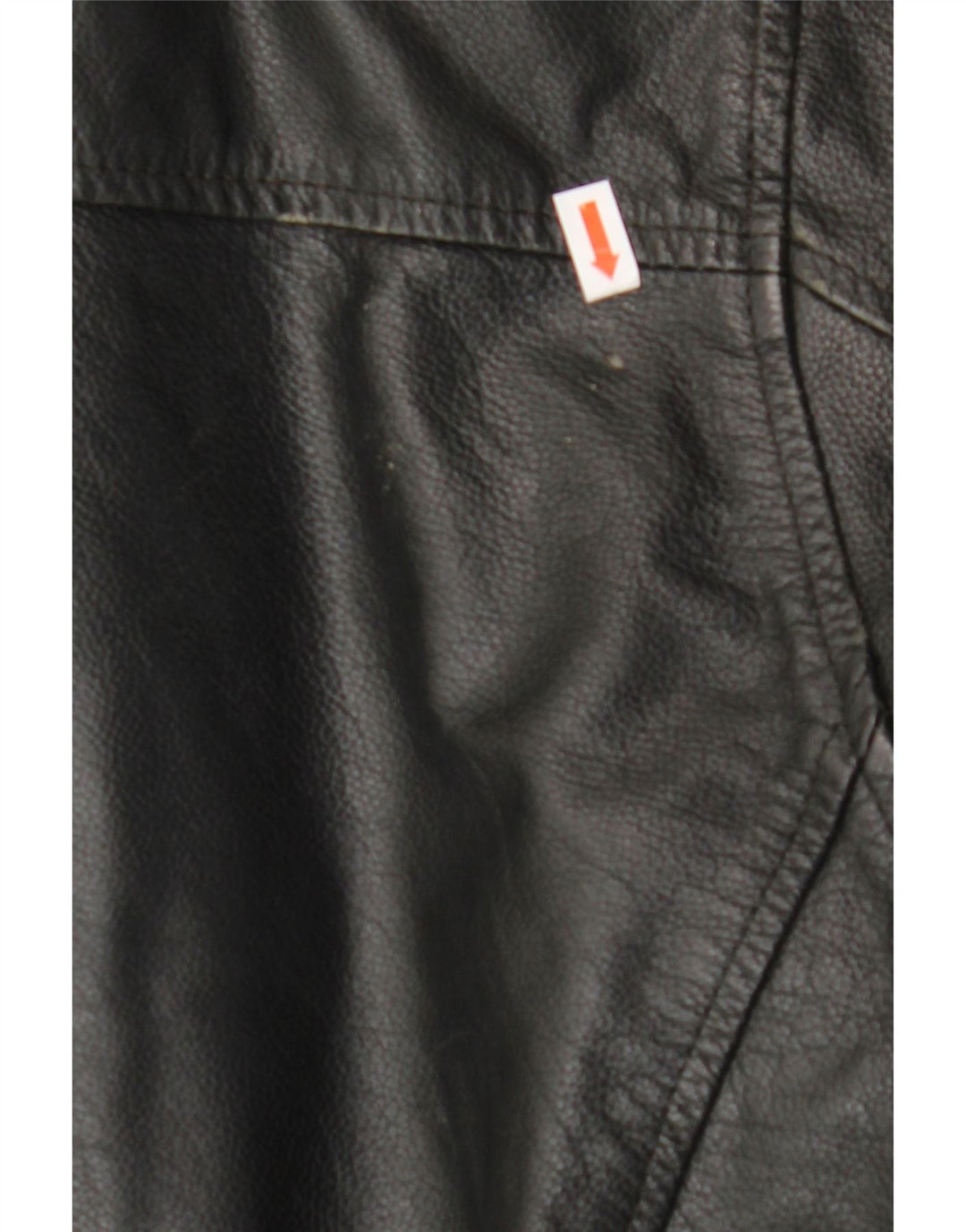 BEN SHERMAN Herren Lederjacke UK 40 Großes schwarzes Leder