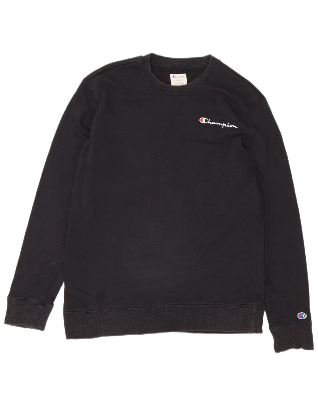 Champion Herren-Sweatshirt, Pullover, Größe S, Schwarz, Baumwolle
