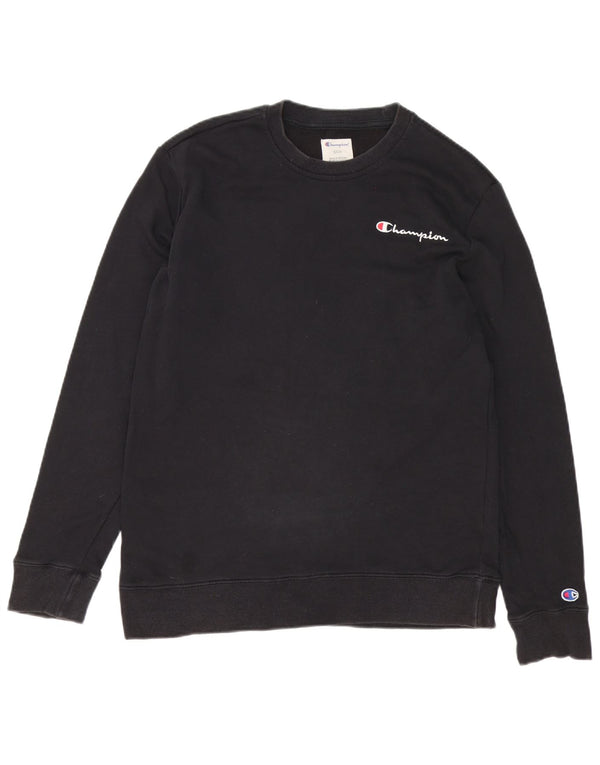 Champion Herren-Sweatshirt, Pullover, Größe S, Schwarz, Baumwolle