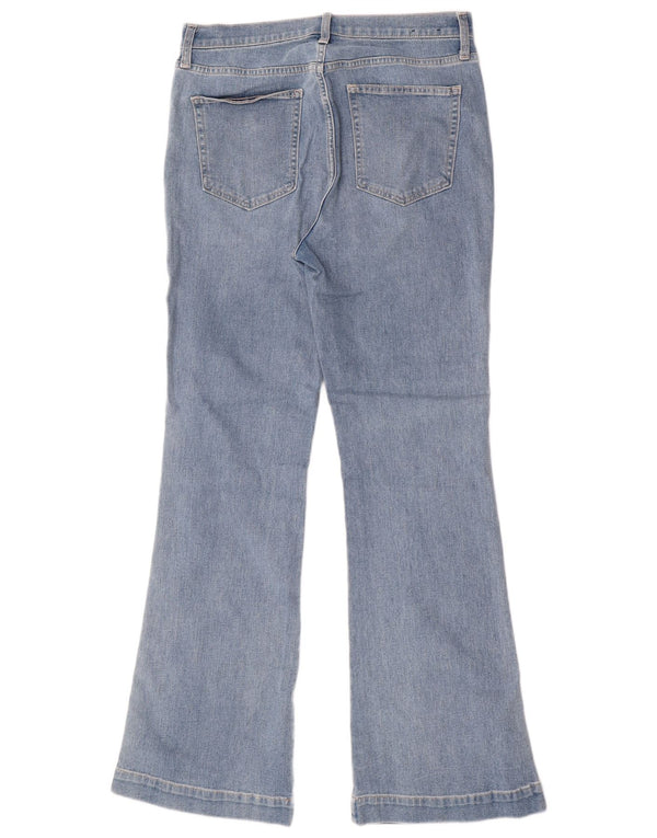 Gap Damen High Rise Flared Jeans US 12 Large W31 L31 Blaue Baumwolle