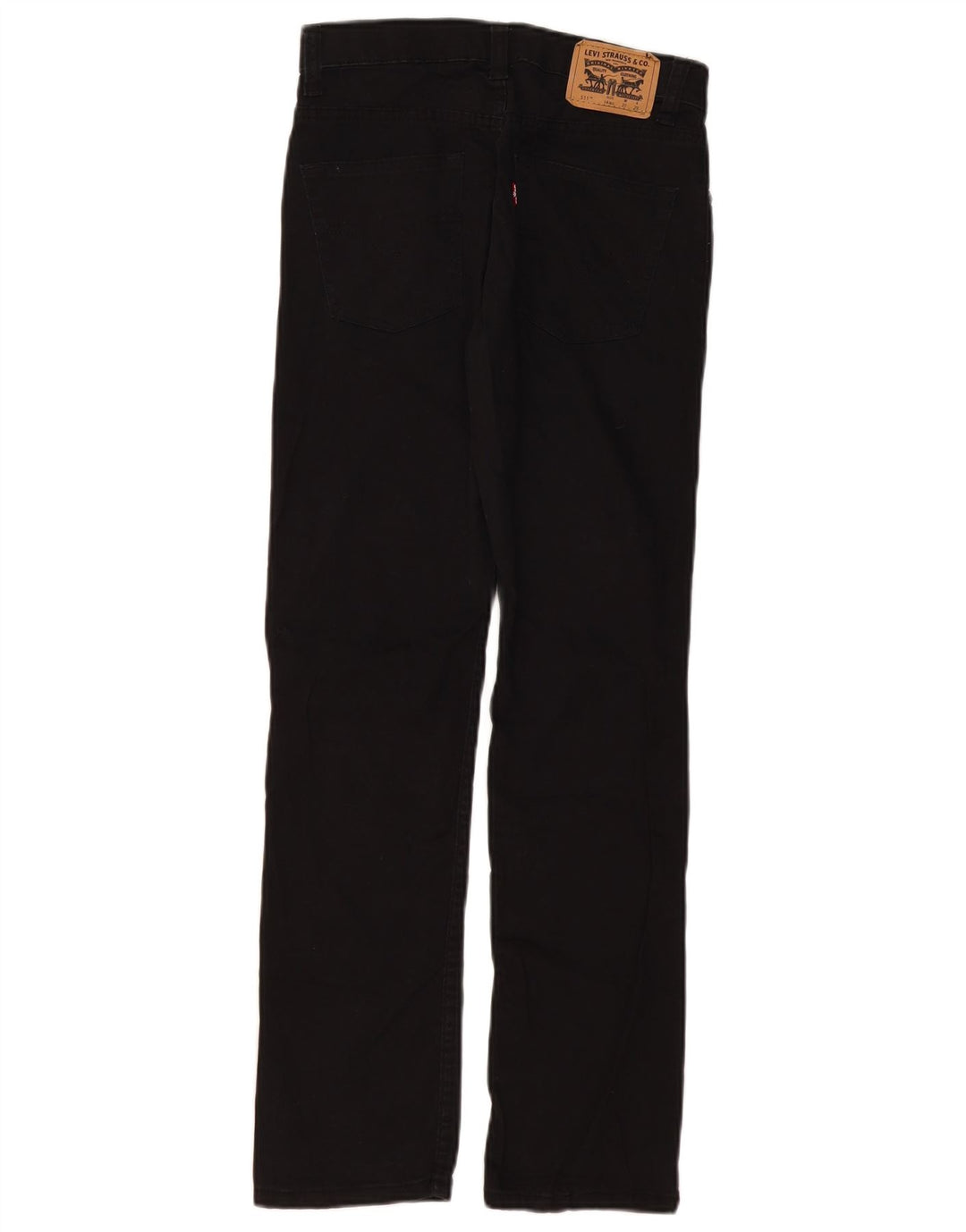 LEVI'S Jungen 511 Slim Jeans 13–14 Jahre W27 L29 Schwarze Baumwolle