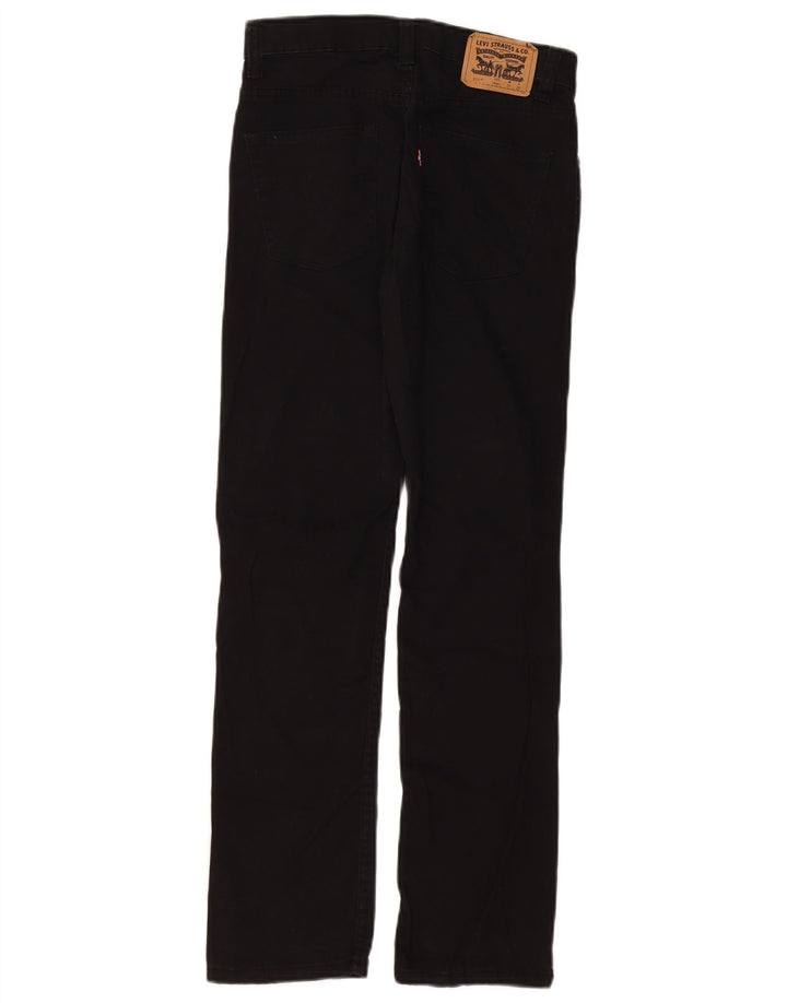 LEVI'S Jungen 511 Slim Jeans 13–14 Jahre W27 L29 Schwarze Baumwolle