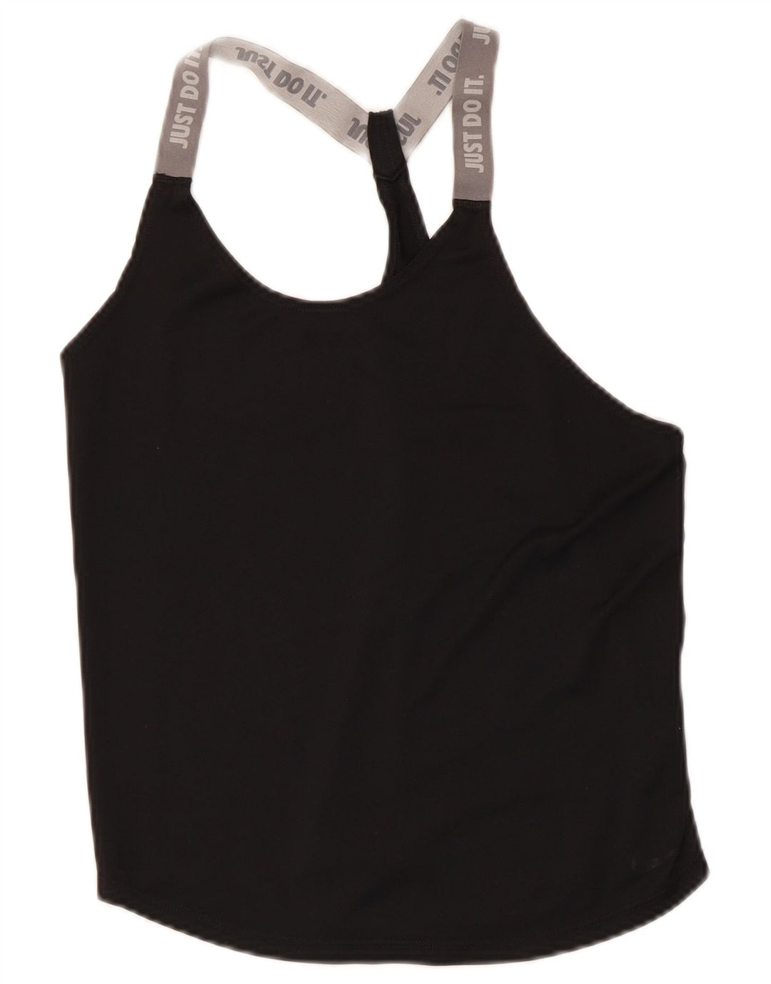 Nike Womens Graphic Vest Top UK 8 Small Schwarzes Colourblock-Polyester