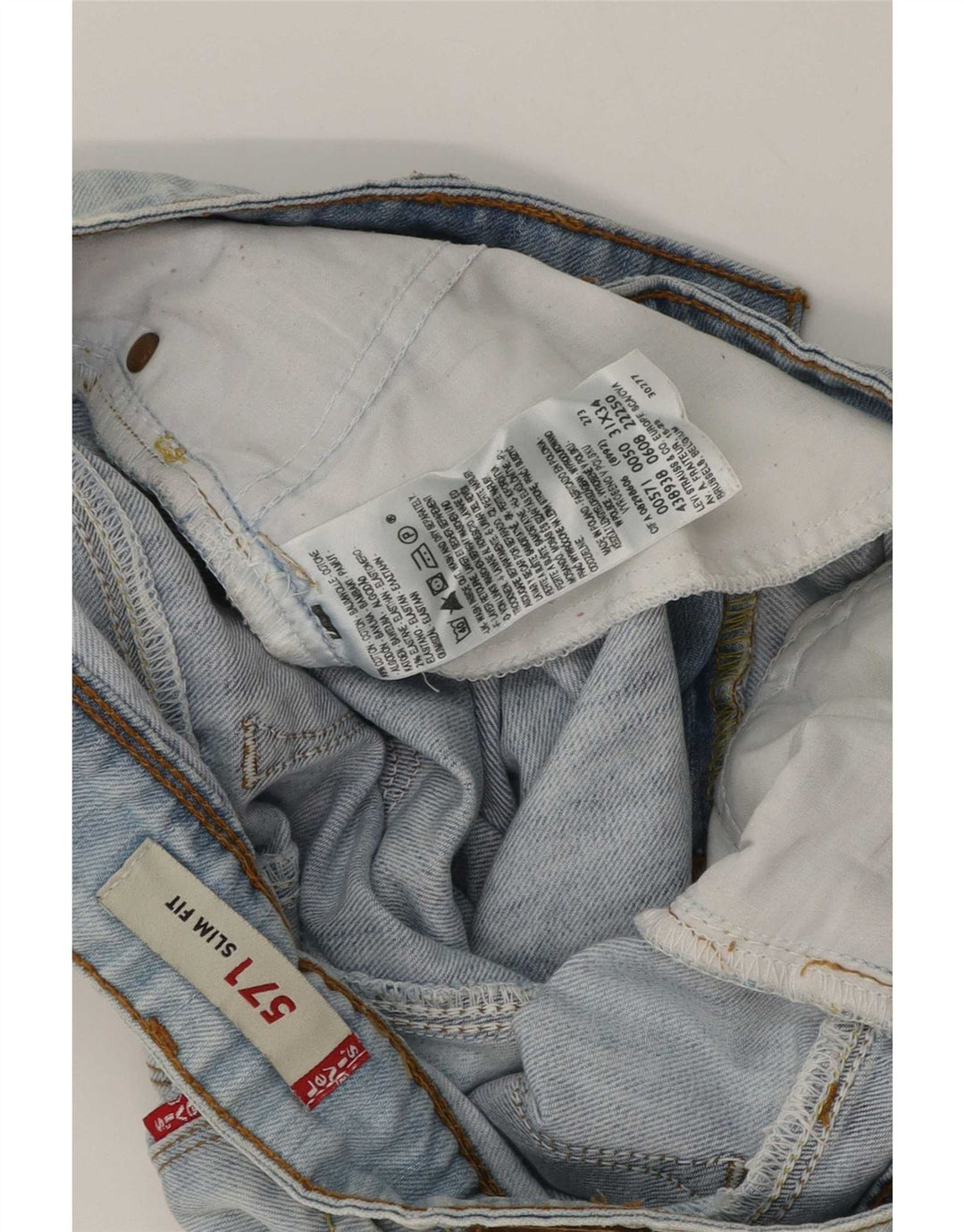 Levi's Damen 571 Slim Fit Denim Shorts W31 Mittelblaue Baumwolle