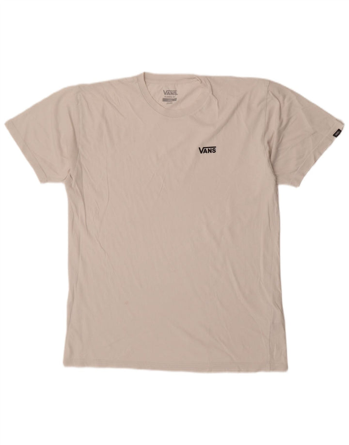 Vans Herren-T-Shirt mit klassischer Passform, groß, aus weißer Baumwolle