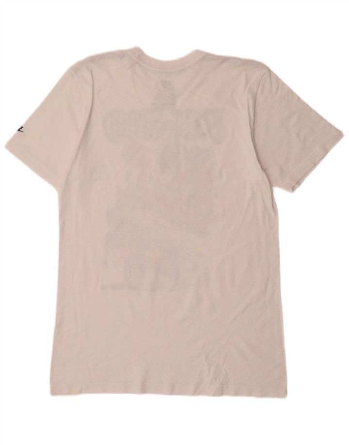 Nike Herren-T-Shirt mit normaler Passform und Grafik, Mittelweiß