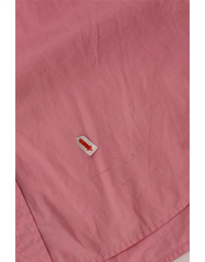 Superdry Herren Kurzarm-Hemd mit normaler Passform, XL, rosa, Baumwolle