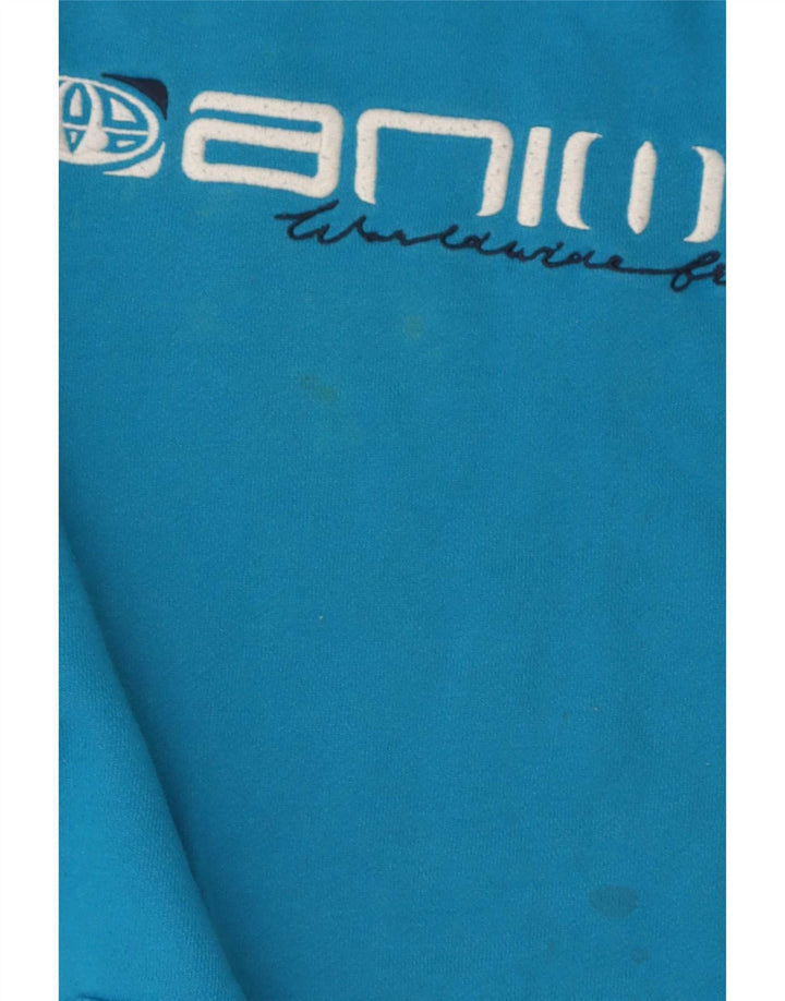 Animal Herren-Kapuzenpullover mit Grafik, groß, aus blauem Polyester