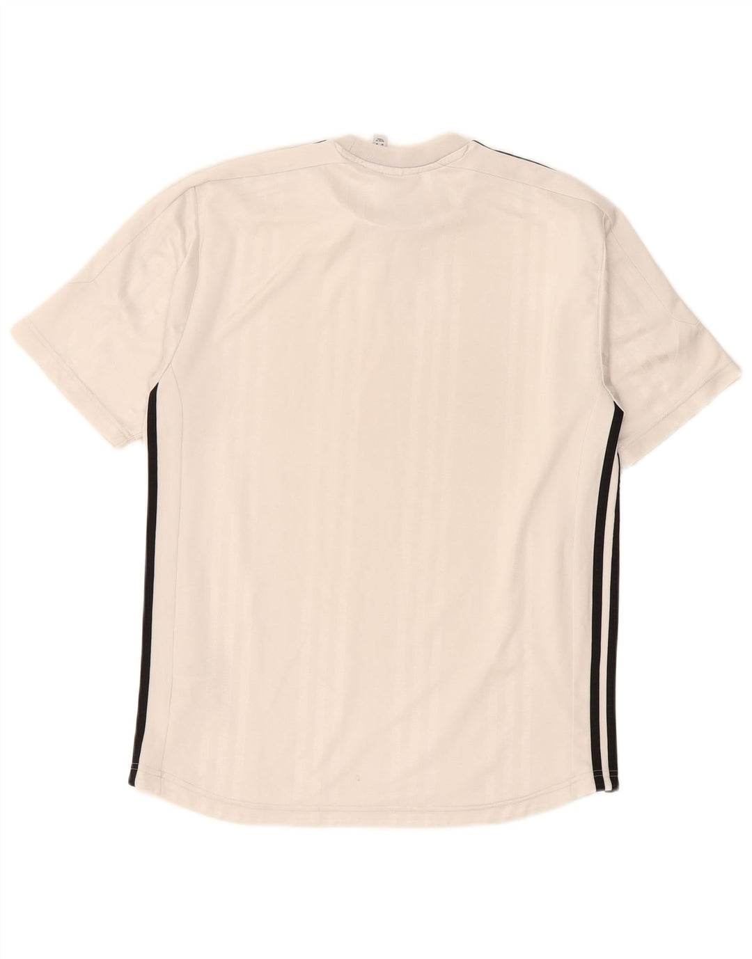 Adidas Herren T-Shirt Top Medium Weiß Polyester