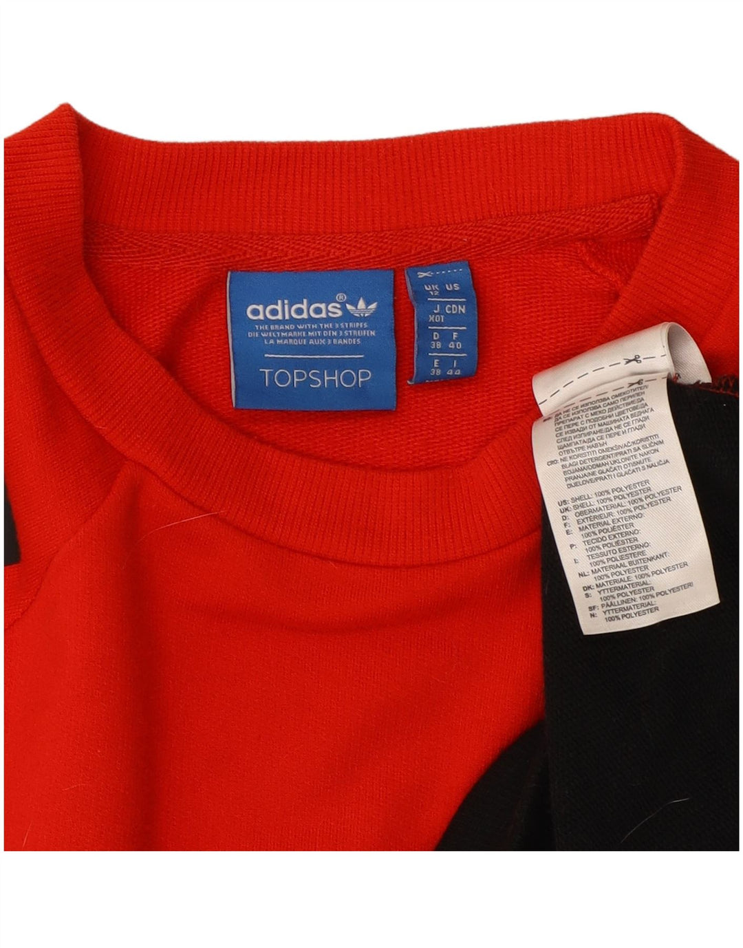 Adidas Damen Graphic Sweatshirt Pullover UK 12 Medium Mehrfarbig