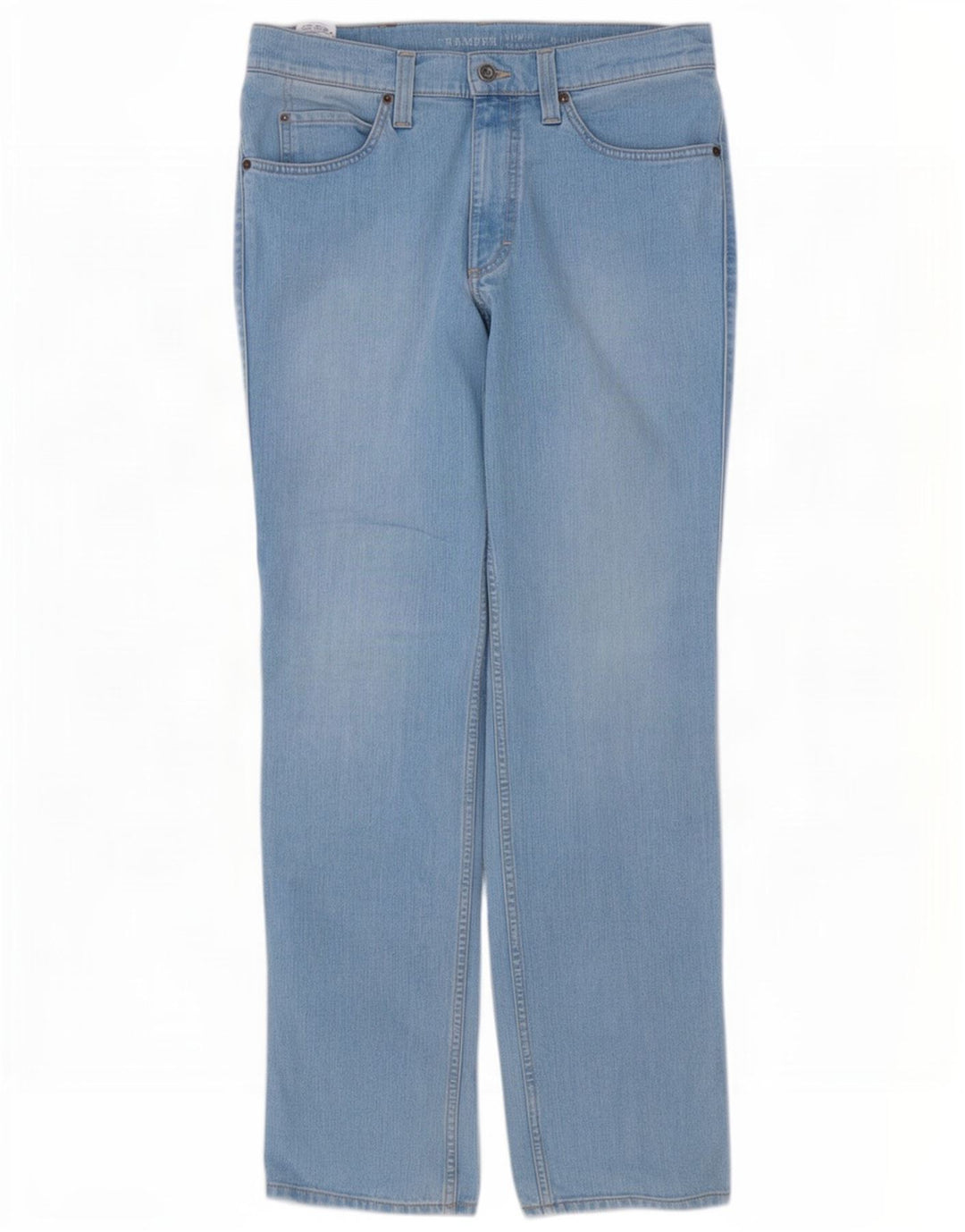 Mustang Herren Tramper Straight Jeans W33 L34 Blaue Baumwolle