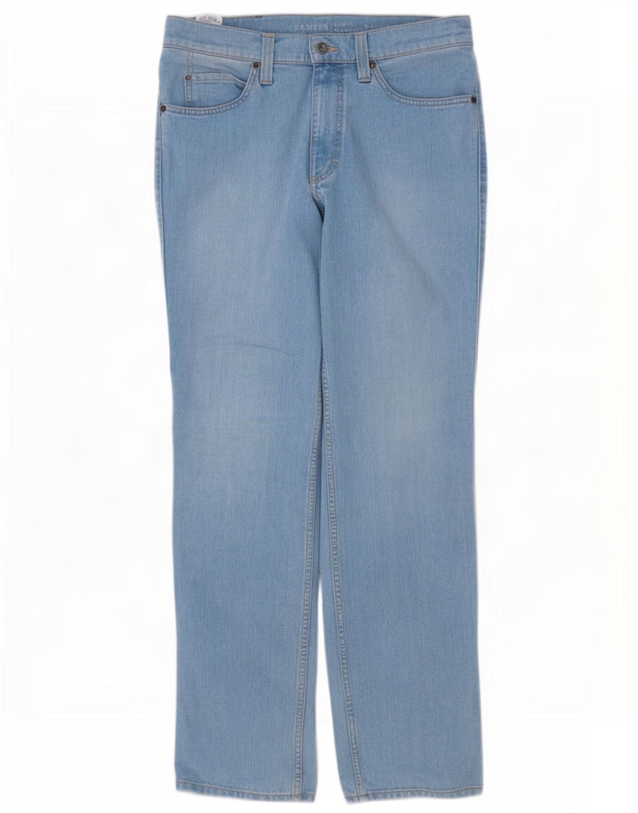 Mustang Herren Tramper Straight Jeans W33 L34 Blaue Baumwolle