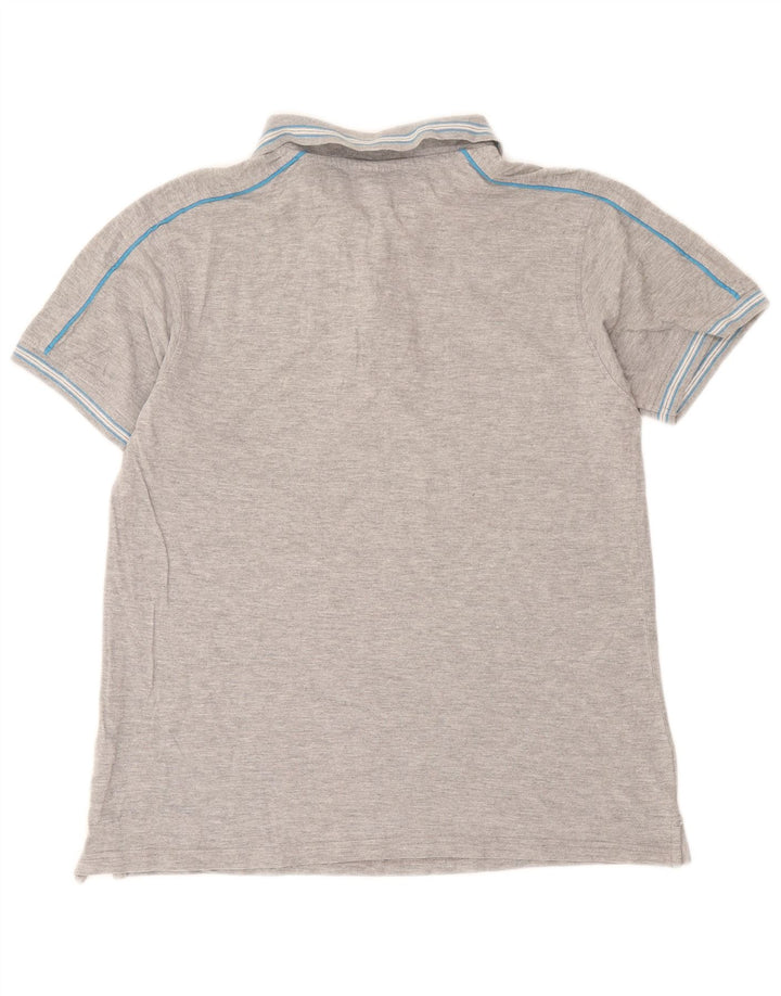 Lotto Herren-Poloshirt, groß, graue Baumwolle