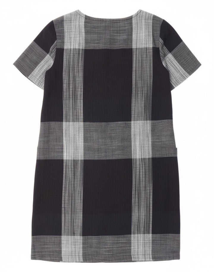 SEASALT CORNWALL Womens Tent Dress UK 8 Small Grey Check Cotton Classic