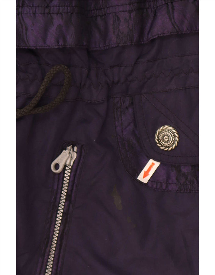 Rodeo Womens Hooded Übergroße Anorakjacke UK 16 Large Lila Polyester