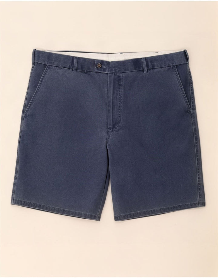 Farah Herren Chinoshorts W38 XL Blau Polyester