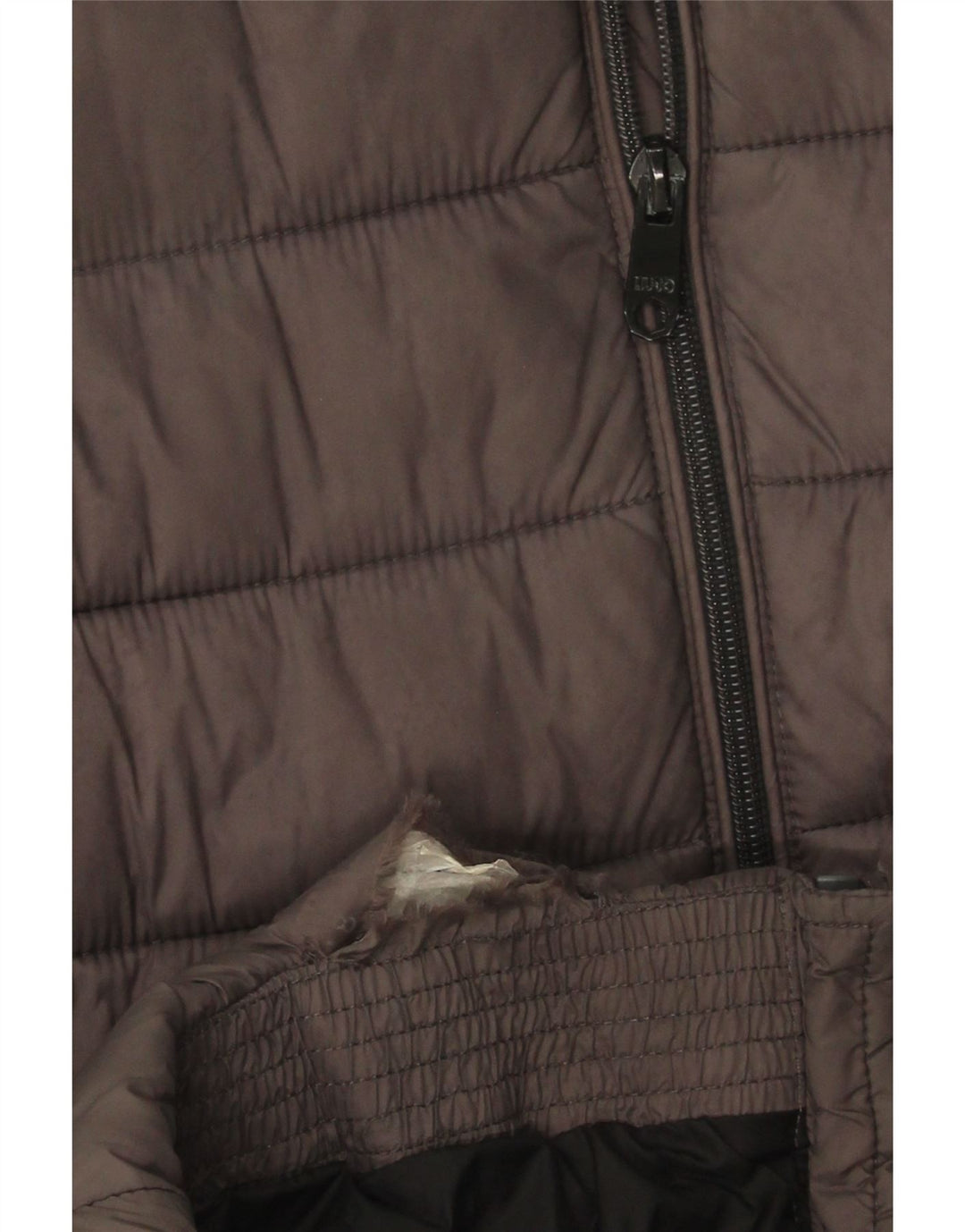 Liu Jo Herren Wattierte Jacke UK 40 Large Grau Polyamid