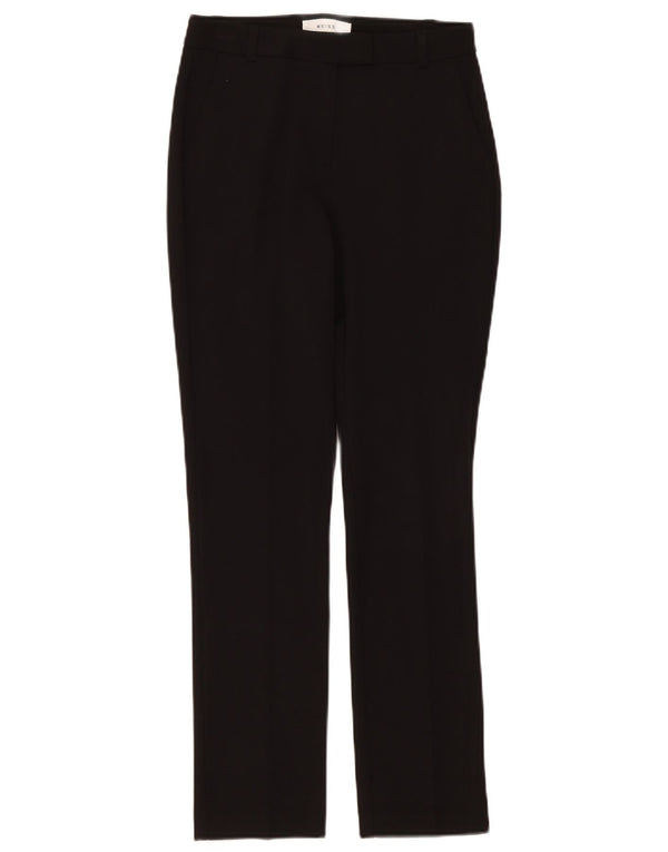 Reiss Damen Slim Fit Chinohose UK 4 XS W26 L29 Schwarz Polyester