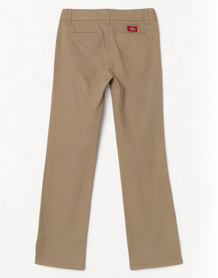 Dickies Damen Bootcut Freizeithose US 7 Medium W30 L31 Beige Baumwolle