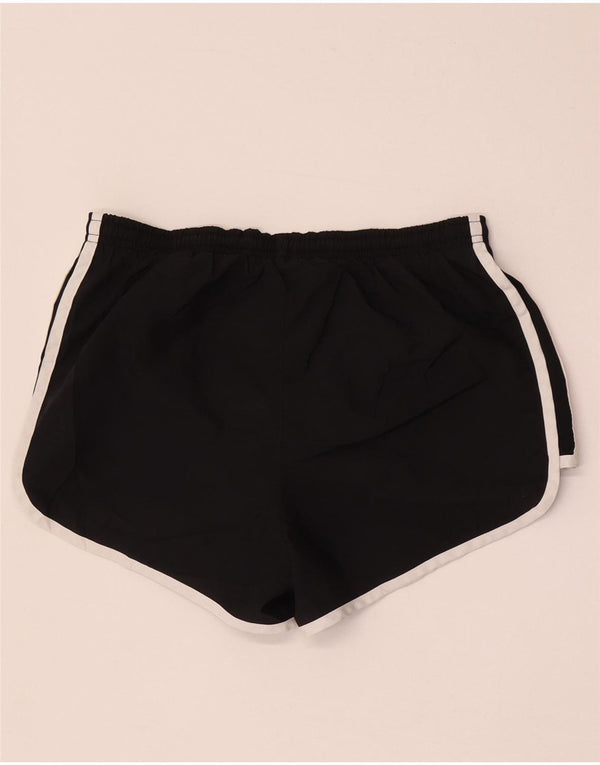 Nike Damen Dri Fit Sport Shorts UK 14 Mittelschwarz Farbblock