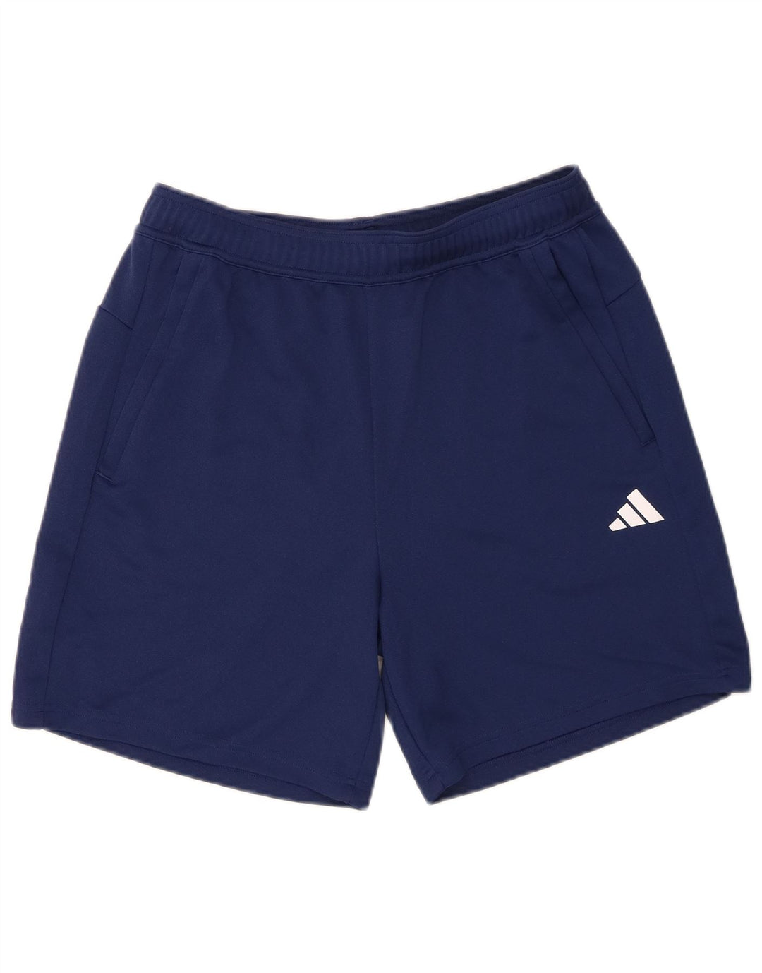 Adidas Herren Aeroready Sportshorts mit normaler Passform, großes marineblaues Polyester