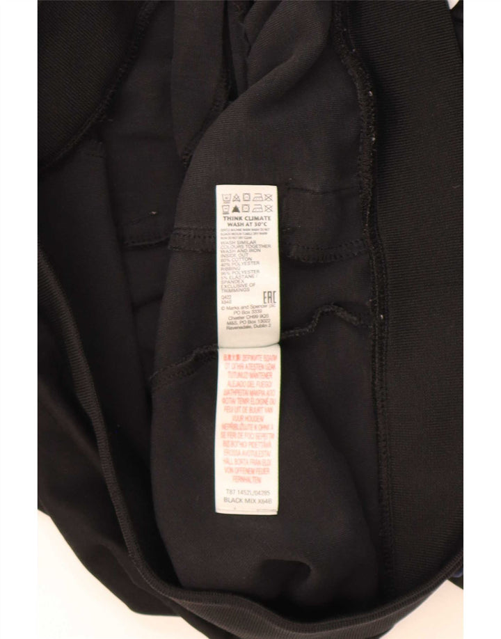 Marks & Spencer Jungen-Trainingsanzugoberteil, Jacke, 11–12 Jahre, Schwarz, Farbblock