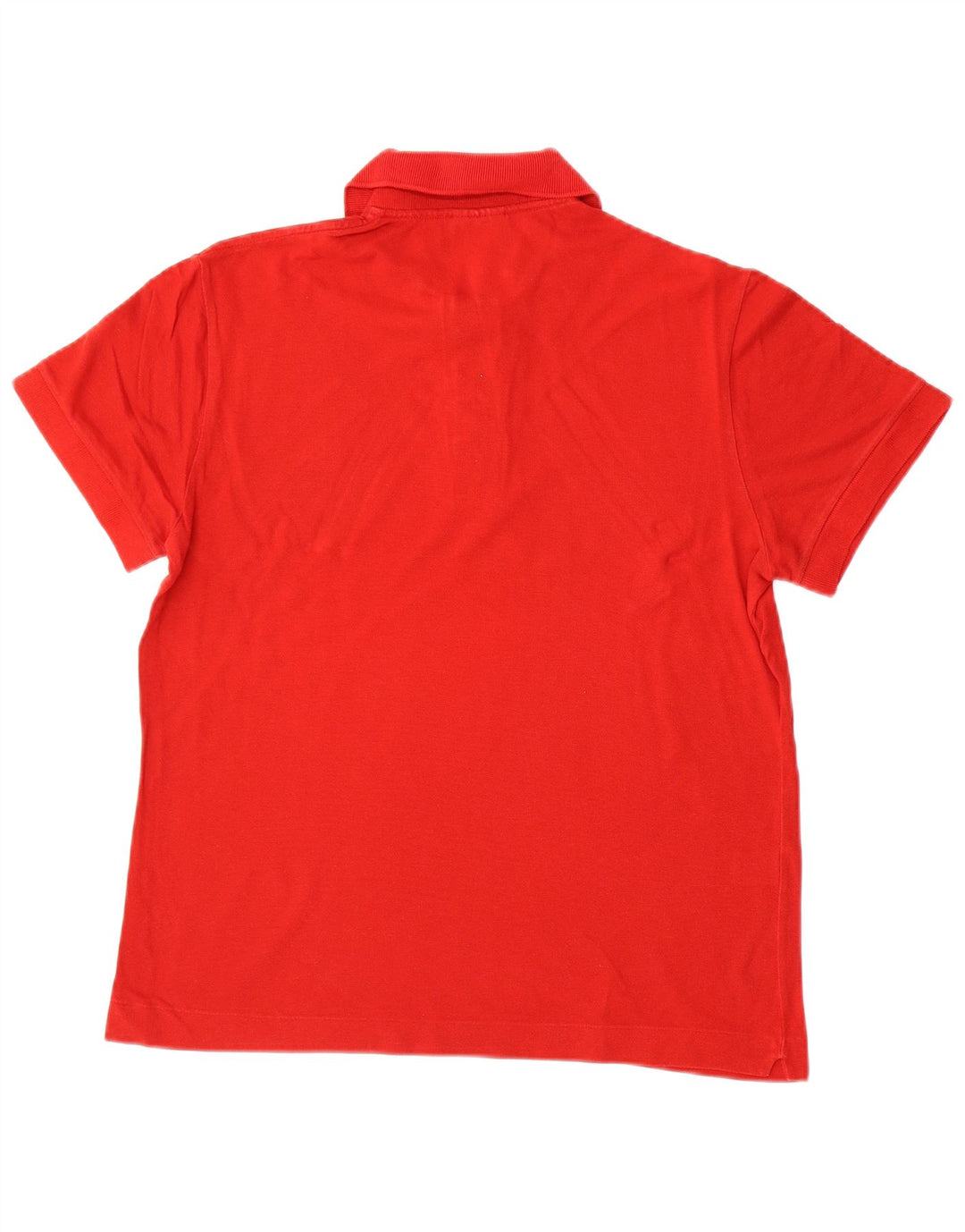 LACOSTE Herren-Poloshirt, Größe 4, mittelrote Baumwolle