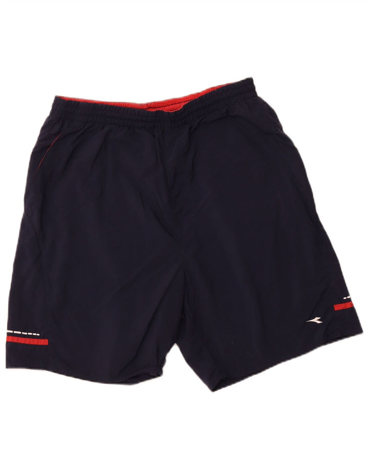 DIADORA Herren-Sportshorts, groß, marineblau, Polyamid