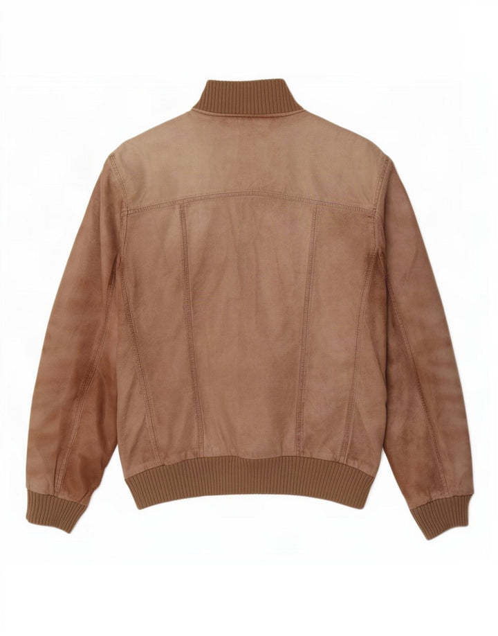 Luca D'altieri Herren Lederjacke IT 52 XL Grau