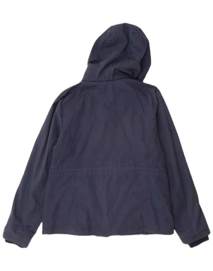 Weird Fish Damen-Windbreakerjacke mit Kapuze, Gr. 14, Marineblau, Polyester
