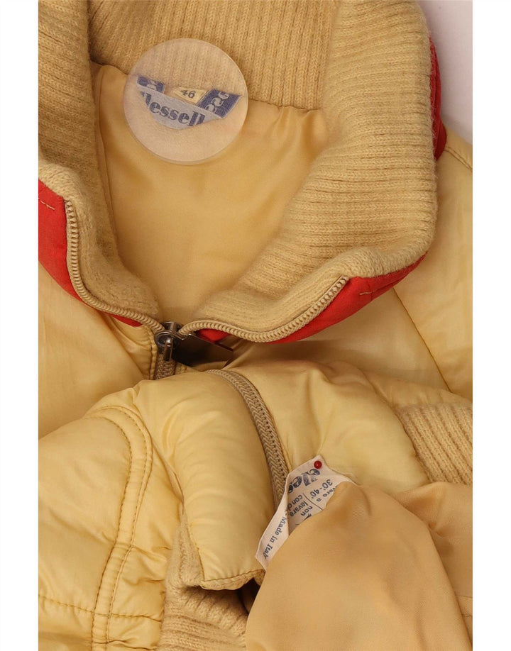 Ellesse Herren Wattierte Jacke IT 46 Small Gelb