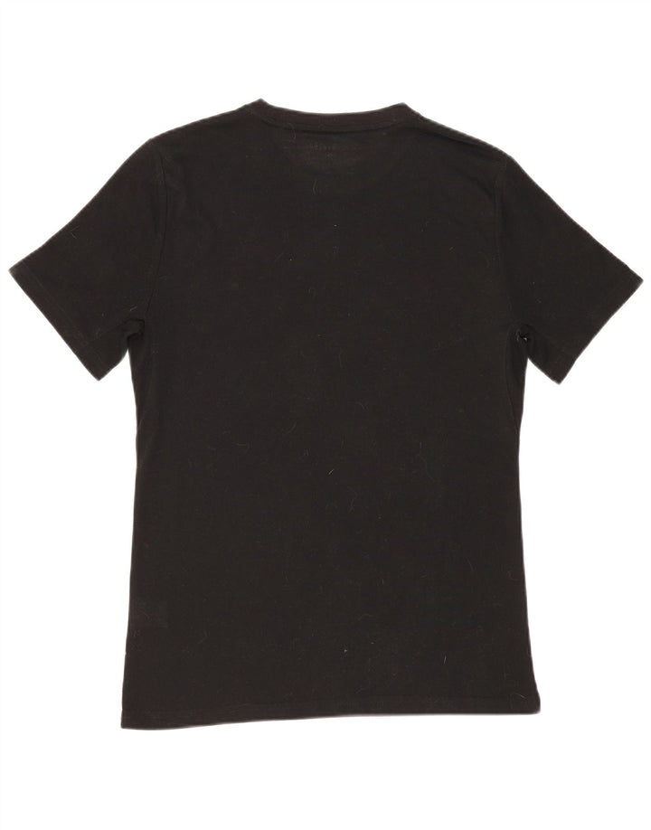 CALVIN KLEIN Herren Golf T-Shirt Top Small Schwarz Polyester