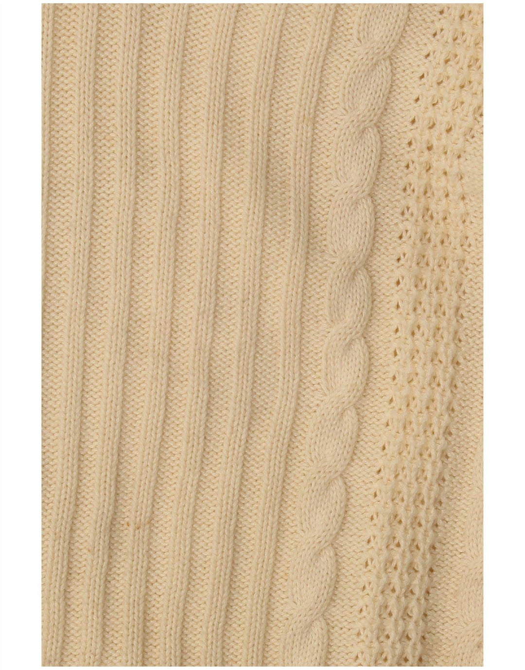 Mona Damen-Pullover mit V-Ausschnitt, UK 12, mittelbeige Baumwolle