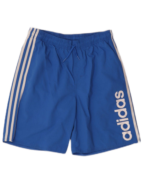 Adidas Jungen Graphic Sport Shorts 15-16 Jahre Blaues Polyester