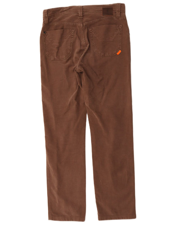 Jeckerson Damen James Straight Freizeithose W32 L29 Braune Baumwolle