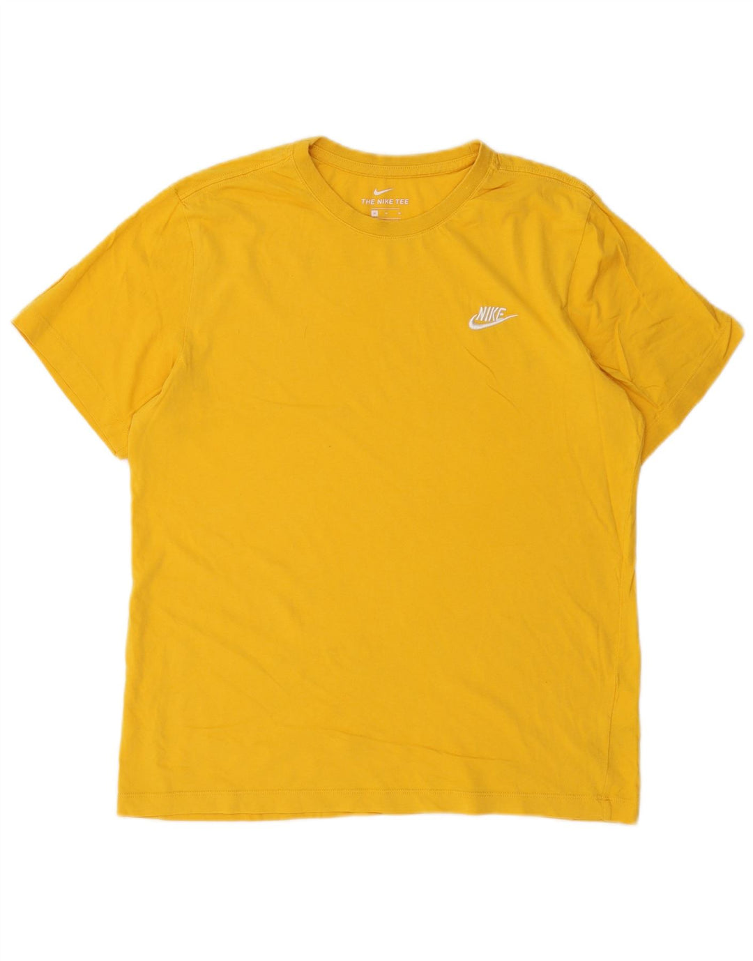 Nike Herren-T-Shirt aus mittelgelber Baumwolle