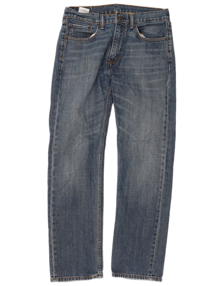 Levi's Herren Straight Jeans W33 L32 Blaue Baumwolle