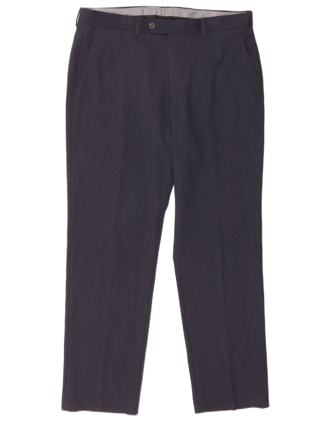 Chaps Herren-Anzughose mit gerader Passform und normaler Passform, W34, L30, Marineblau, Polyester